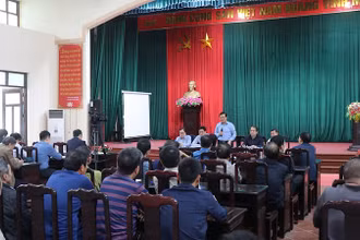 Quang cảnh buổi đối thoại.
