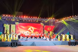 Một tiết mục tại Chương trình nghệ thuật ''Bắc Ninh chào năm mới 2024''.