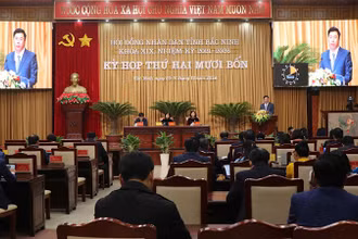 Quang cảnh phiên chất vấn.