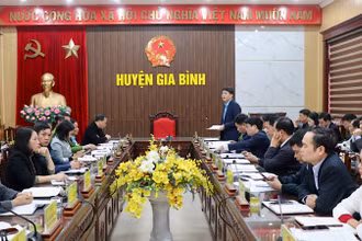 Huyện Gia Bình, tỉnh Bắc Ninh triển khai kế hoạch liên quan đến Dự án Đầu tư xây dựng Cảng vận chuyển hàng hóa tại xã Cao Đức.