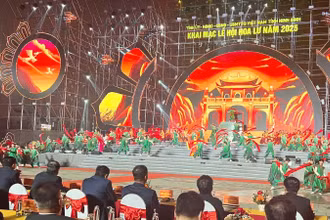 Chương trình nghệ thuật đặc sắc tại lễ khai mạc.