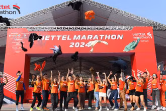 10.000 vận động viên sẽ tham dự Giải chạy Viettel Marathon 2024.