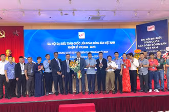 Các thành viên Ban chấp hành Liên đoàn bóng bàn Việt Nam khóa VII (nhiệm kỳ 2024-2029).