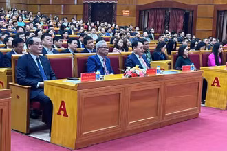 Quang cảnh lễ tôn vinh các doanh nhân, doanh nghiệp tỉnh Lạng Sơn lần thứ tư.