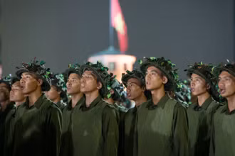 Chương trình nghệ thuật "Hà Nội - Bản hùng ca phố" là sự kiện đặc biệt nằm trong chuỗi các hoạt động kỷ niệm 70 năm Ngày Giải phóng Thủ đô, mang đến sự kết hợp giữa âm nhạc, ánh sáng và trình diễn công nghệ hiện đại 3D mapping; xen kẽ các phóng sự, phỏng vấn nhân chứng lịch sử.