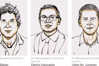 Chân dung các chủ nhân của Giải Nobel Hóa học 2024. (Nguồn: nobelprize.org)
