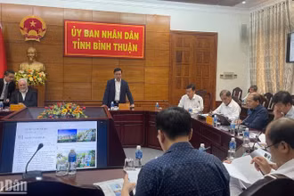 Tập đoàn PDSI muốn đầu tư Khu tổ hợp dịch vụ kết hợp sân Golf tại Bình Thuận.