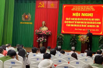 Các chức sắc phát biểu tại hội nghị.