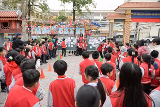 [Ảnh] Lan tỏa tình yêu thương, trách nhiệm bảo vệ động vật đến trẻ thơ