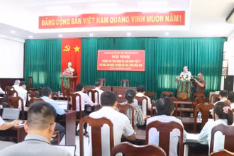 Bến Tre tổ chức Hội nghị thông tin xử lý ô nhiễm tại bãi rác An Hiệp.