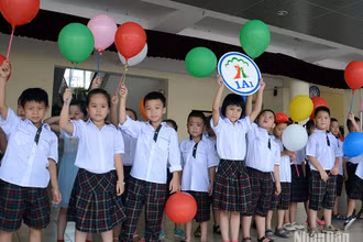 Học sinh tiểu học (Ảnh: DUY LINH)