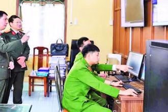 Đến nay, 100% số xã, thị trấn của huyện Vụ Bản, tỉnh Nam Định đã triển khai mô hình camera an ninh.