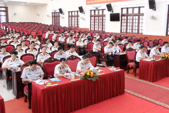 Hội nghị tổng kết công tác chống khai thác hải sản bất hợp pháp của Quân chủng Hải quân.