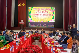 Huyện Bảo Thắng gặp mặt và trao đổi thông tin với báo chí.