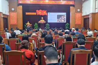 Hội nghị tổng kết công tác báo chí, xuất bản năm 2023, triển khai nhiệm vụ năm 2024 của Ban Tuyên giáo Thành ủy Đà Nẵng.