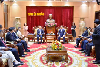 Bí thư Thành ủy Đà Nẵng Nguyễn Văn Quảng chủ trì tiếp đoàn công tác của Ban Tuyên truyền Trung ương Đảng Cộng sản Trung Quốc.
