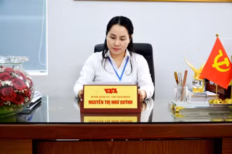 Bà Nguyễn Thị Như Quỳnh, Bí thư Đảng ủy phường Xuân Tăng, thành phố Lào Cai, tỉnh Lào Cai. (Ảnh: QUỐC HỒNG)