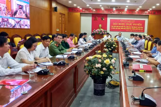 Ủy ban Kiểm tra Tỉnh ủy Lào Cai họp trực tuyến về công tác, kiểm tra, giám sát đảng viên và tổ chức Đảng. (Ảnh: TL)
