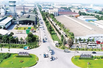 Khu công nghiệp Phố Nối A, tỉnh Hưng Yên. 