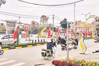 Ðô thị Phúc Yên ngày càng hiện đại, văn minh. 
