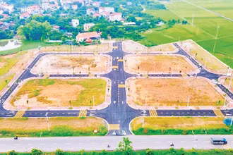 Khu đất đấu giá Dộc Tranh, xã Trạch Mỹ Lộc, huyện Phúc Thọ. 