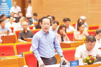 Lãnh đạo Sở Giáo dục và Ðào tạo Hà Nội đối thoại với doanh nghiệp hoạt động, đầu tư trong lĩnh vực giáo dục. 