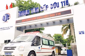 Trung tâm cấp cứu 115 Thành phố Hồ Chí Minh sẵn sàng phục vụ vận chuyển bệnh nhân. (Ảnh TTCC115) 