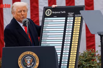 [Video] Ông Donald Trump bị tố “vi hiến” với chính sách thuế quan mới
