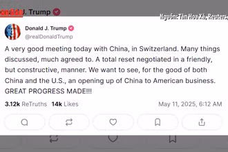 [Video] Ông Donald Trump ca ngợi cuộc đàm phán thương mại Mỹ - Trung