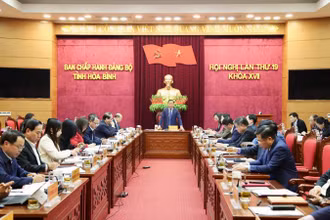 Các đại biểu dự hội nghị.