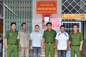 Tỉnh Bạc Liêu vừa thành lập mô hình phòng, chống cháy nổ tại phường 1, thành phố Bạc Liêu.