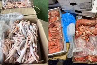 Nhiều thực phẩm không rõ nguồn gốc, xuất xứ.