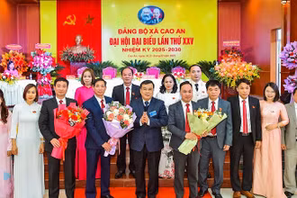 Ban Chấp hành Đảng bộ xã Cao An khóa 25, nhiệm kỳ 2025-2030