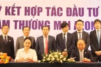 Lãnh đạo tỉnh Hải Dương và đại diện doanh nghiệp Nhật Bản chứng kiến Lễ ký kết hợp tác đầu tư AEON Hải Dương.