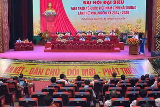 Đại hội đại biểu Mặt trận Tổ quốc tỉnh Hải Dương lần thứ 17 (nhiệm kỳ 2024-2029).