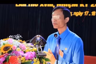 Ông Mai Xuân Anh, nguyên Chủ tịch Liên đoàn Lao động tỉnh Hải Dương.