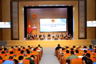 Toàn cảnh buổi đối thoại.