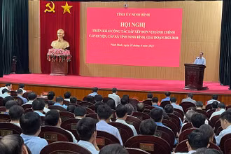 Quang cảnh Hội nghị. (Ảnh: XUÂN TRƯỜNG)