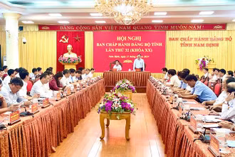 Quang cảnh hội nghị. (Ảnh: XUÂN TRƯỜNG)