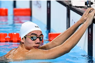 Nguyễn Huy Hoàng có một kỳ Olympic đáng quên. (Ảnh: Getty)