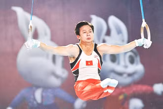 Nguyễn Văn Khánh Phong là một trong những VĐV trẻ nổi bật của TDDC Việt Nam. Ảnh: Nam Trần