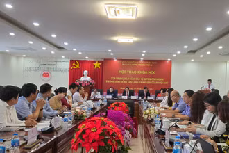 Quang cảnh hội thảo.