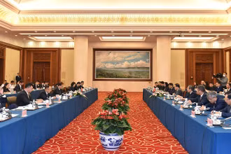 Quang cảnh buổi tiếp.