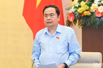 Chủ tịch Quốc hội Trần Thanh Mẫn phát biểu khai mạc, định hướng nội dung thảo luận tại phiên họp.