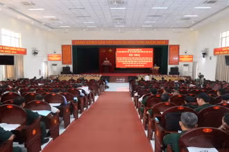 Quang cảnh hội nghị. (Ảnh: PHONG NGUYÊN)