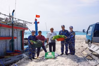 Đảo Sơn Ca (Trường Sa) hỗ trợ ngư dân lương thực, thực phẩm 