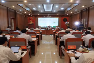 Quang cảnh hội nghị. (Ảnh: PHONG NGUYÊN) 