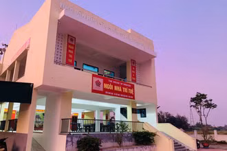 Nhà văn hóa cộng đồng-ngôi nhà trí tuệ ở xã Cẩm Thành (Cẩm Xuyên).