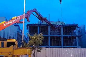 Hiện trường tai nạn lao động xảy ra chiều 11/7/2022 tại thành phố Đà Nẵng làm 1 người tử vong, 2 người khác bị thương nặng. (Ảnh minh họa: Anh Đào).
