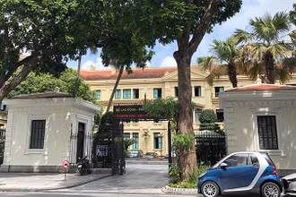 Trụ sở Bộ Lao động-Thương binh và Xã hội tại Hà Nội. (Ảnh: Duy Linh)